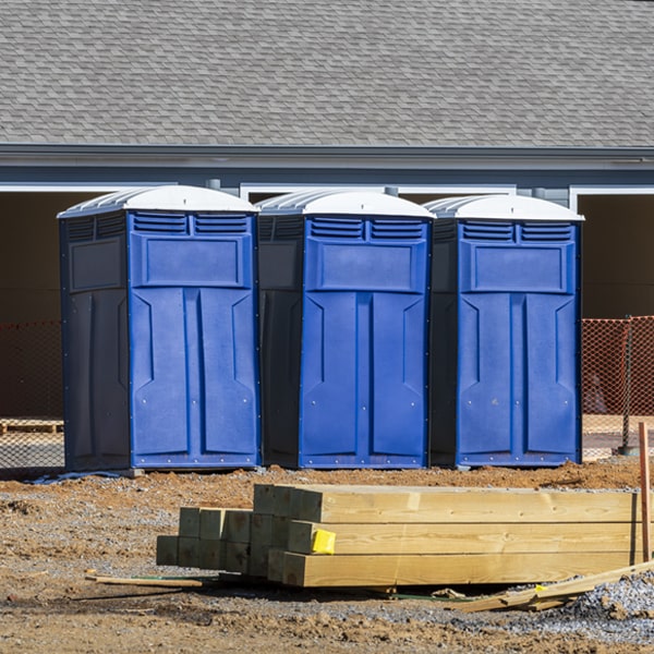 how can i report damages or issues with the porta potties during my rental period in Selma MI